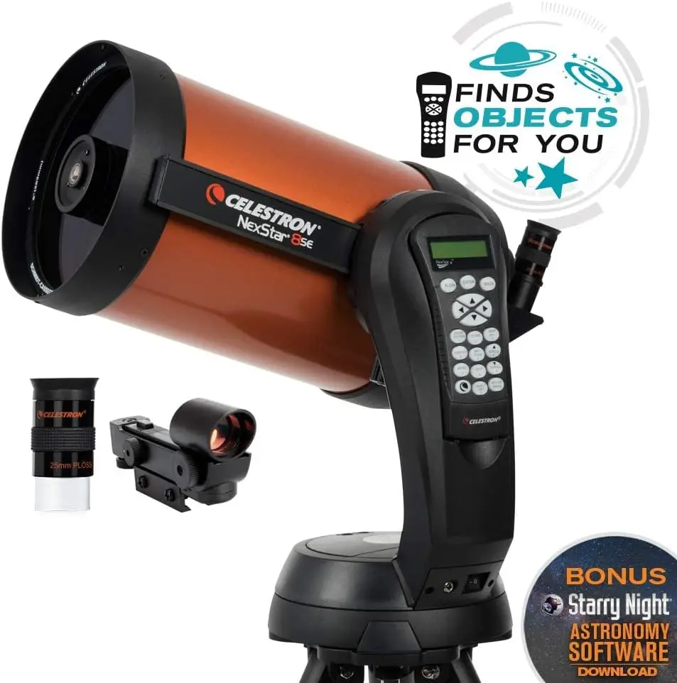 NexStar 8SE Telescope Computerized Telescope for Beginners and Advanced Users Fully-Automated GoTo Mount - SkyAlign Technology