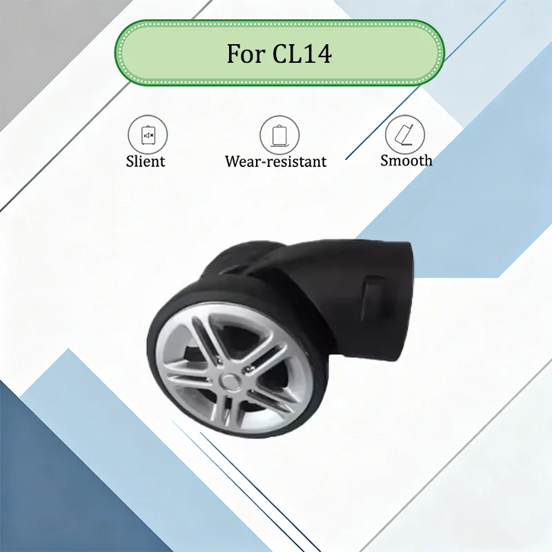 

Для CL14 Простая установка 360° ° Вращающиеся бесшумные колеса для багажа, универсальные запасные части для чемодана