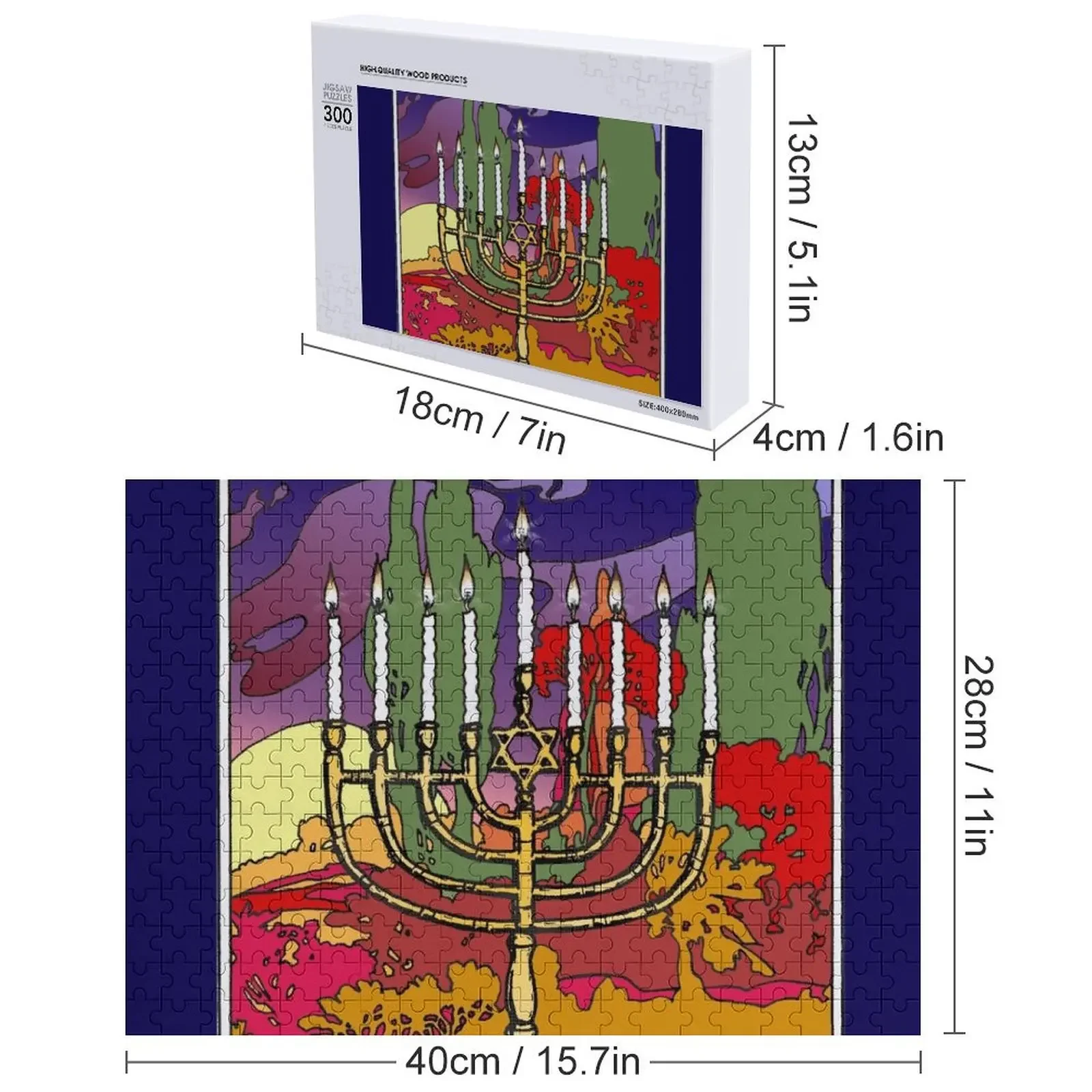 الشموع في النافذة. أحجية الصور المقطوعة اسم خشبي شخصي أعمال فنية خشبية مخصصة لغز الكبار