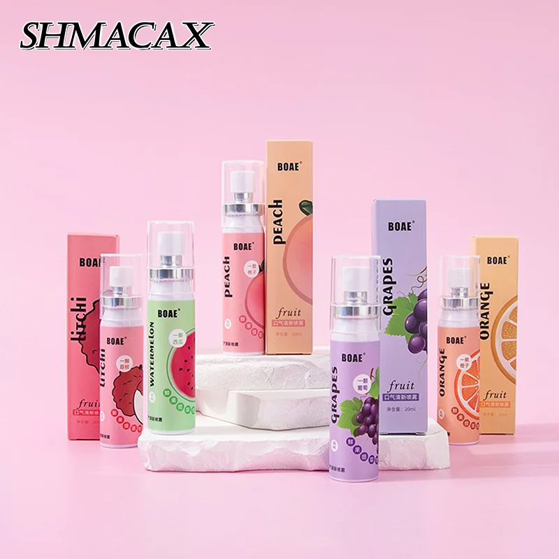 

22ml Oral Fresh Spray Mouth Freshener Oral Odor Treatment Care Flavor Oral Litchi Fruit Remove Bad Breath Persistent