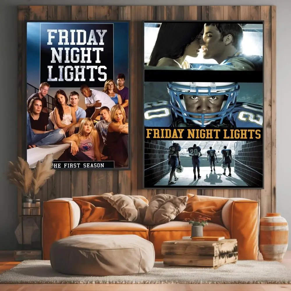 tv series F-Friday Night Lights-S Painting Calligraphy Artwork for Living Room Bedroom Office Home Decor