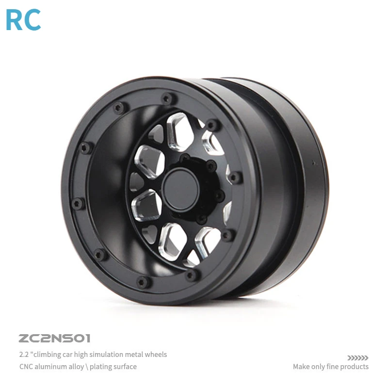 2.2-inch Metal wheel hub for 1/10 RC Crawler Car AXIAL SCX10 TRX4 Defender RC4WD D90 D110 VS4 JIMNY Tank 300 TRX6 TF2 Cherokee