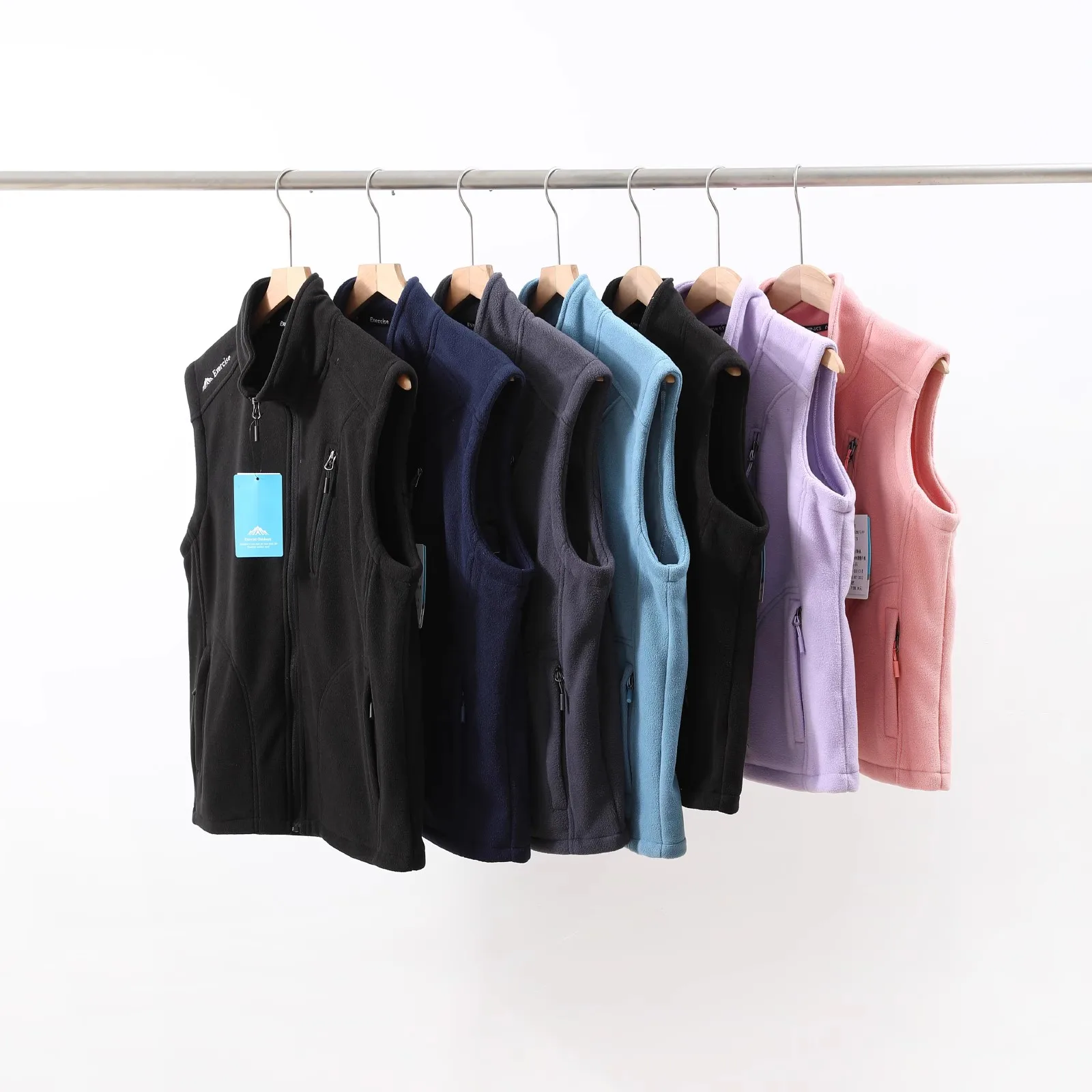 

Женский флисовый жилет Sli: осенне-зимний, приталенный, с воротником-стойкой, повседневный, для различных случаев, красивый и теплый