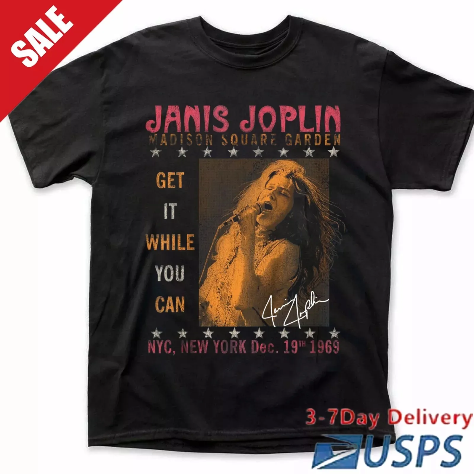 Janis Joplin One Night Only T-Shirt