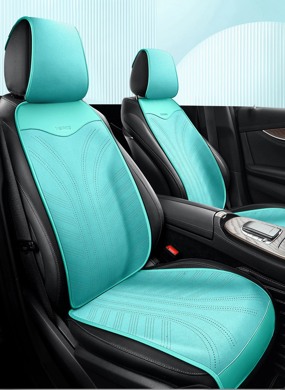 Leder-Autositzbezüge Luxus-Sitzpolster für BMW E60 X5 E70 E46 E36 Audi A4 B8 Golf 5 Opel Corsa d Cupra Formentor – Detail 21