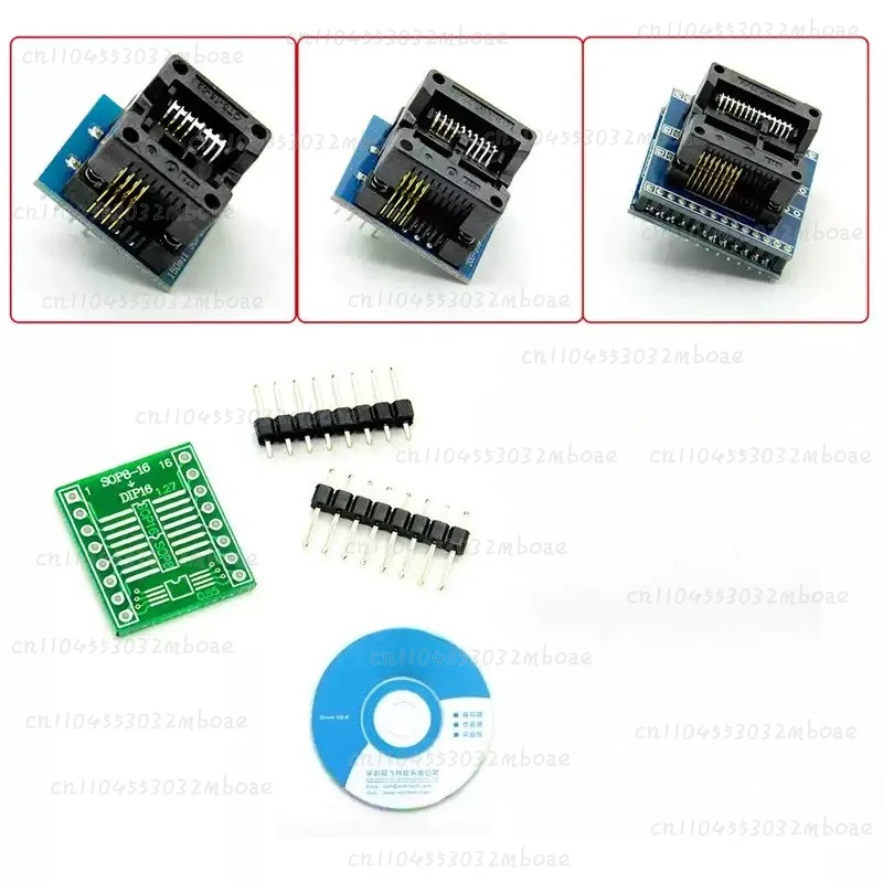 High Speed USB Programmer SoFi  SP8-A  BIOS FLASH ISP 40 Pins Adapter 24 25 93 for Over 4000 IC Chips Universal  Programme