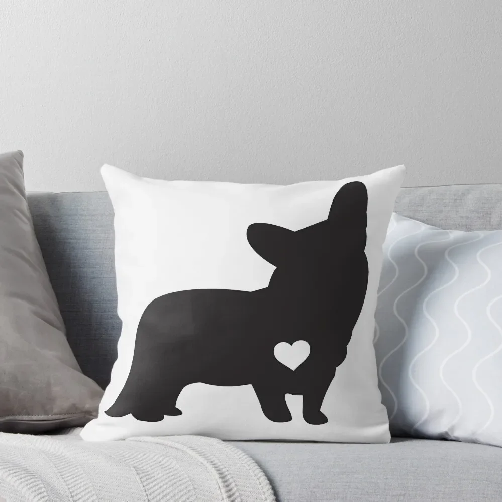 

Corgi Love Throw Pillow Pillows Aesthetic Sofa Cushions Sofa Cushions Covers pillow