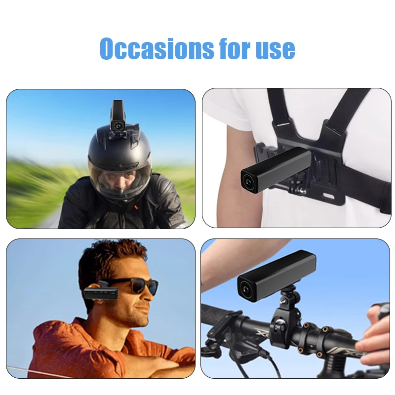 A33 Black Small Body Head Mounted Digital WiFi Camera 1080P Cam Video Camcorder Night Vision Motion Detection Wireless Cam