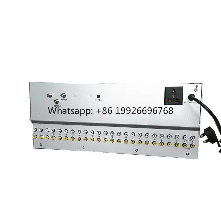 Hot Sale  Modulator Uhf Vhf 16 or 24 Channels Digital Cable Tv Modulator