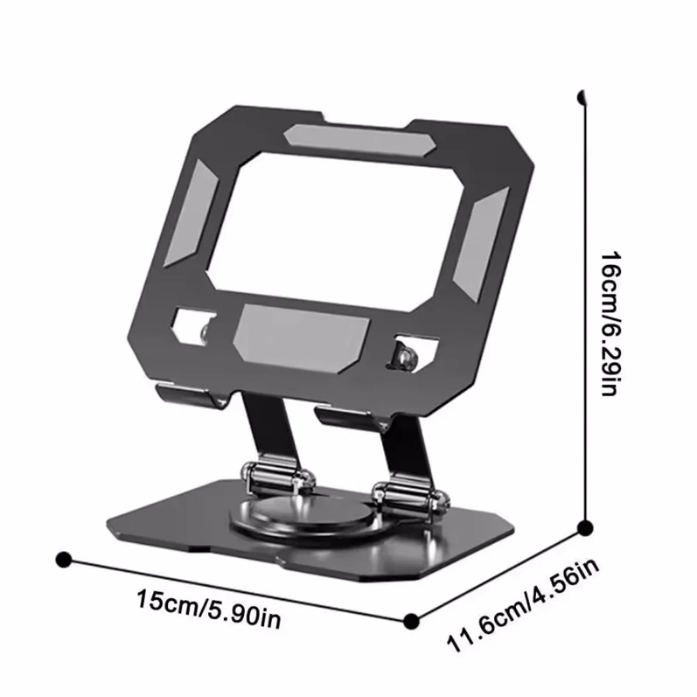 360 °   Obrotowy stojak na tablet, regulowany, składany uchwyt biurkowy kompatybilny z tabletami i laptopami o przekątnej 4,7-12 cali, takimi jak iPad Pro/Air/Mini. — zdjęcie produktu 6