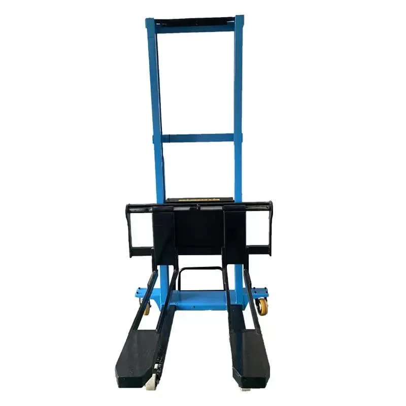 1 ton 1.1meters total height 1.6 meters electric self-loading portable forklift 220v/110V 48V 15AH