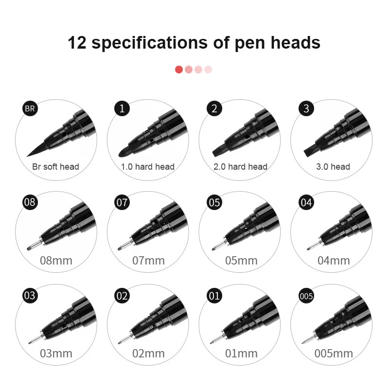 2/3/4 Stuks Nail Art Veelzijdige Levendige Kleuren Innovatieve Trending Functionele Must-Have Fijne Tip Pen Voor Nail Art Cartoon Design Pen