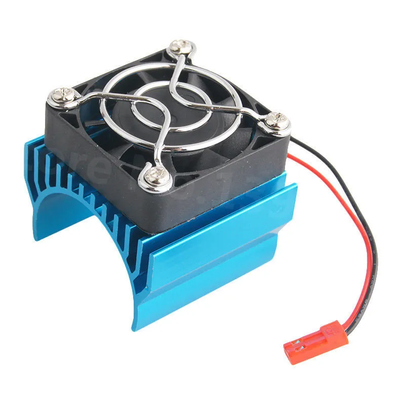 RC Parts 540 550 Electric Motor Heat Proof Cover Heat Sink and Cooling Fan 7020 5V 0.15A For 1/10 HSP Himoto Redcat