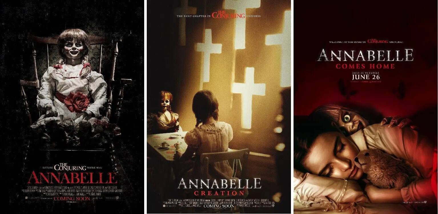 

Annabelle 1 2 3 картина из фильма Шелковый плакат домашний декор для стен