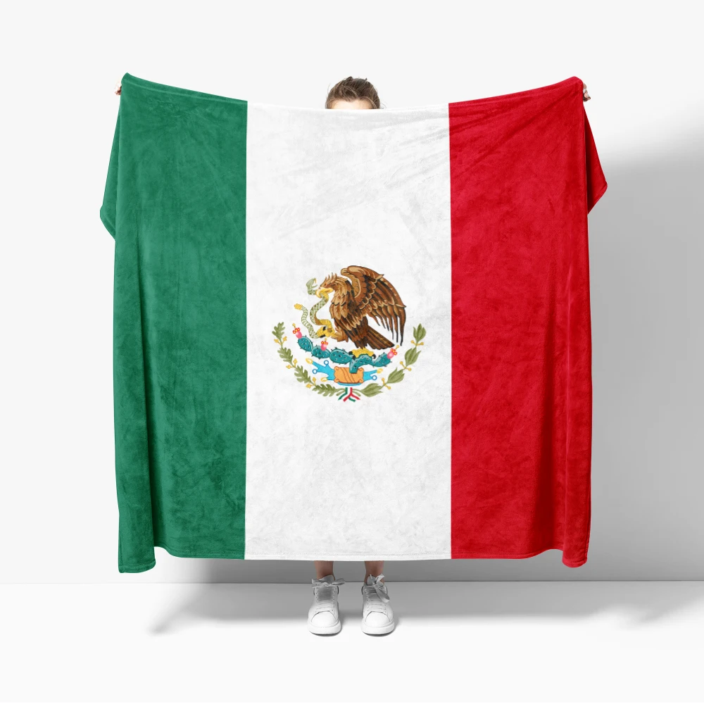 1p Mexico Flannel Print Blanket Soft Warm Throw Blanket Sofa Bedrood Nap For Gift