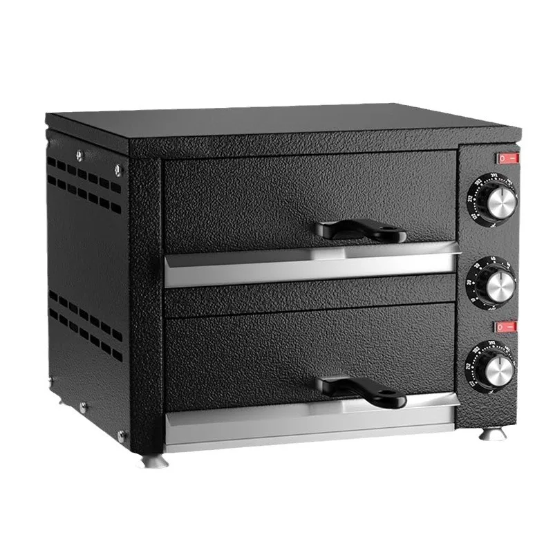 Commercial Double Pizza Oven Electric Oven Large Capacity Private Bakery Cake Bread Single Layer Pizza Oven