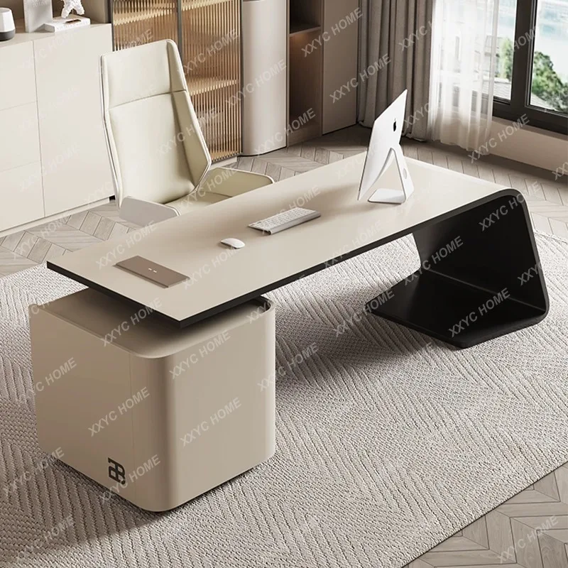 A Storage Luxury Executive Desk L Shape Manager Corner Designer Office Desks Strong Computer Escritorios De Oficina Home Office