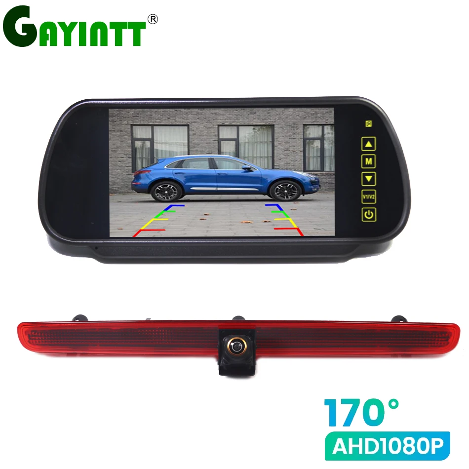 GAYINTT 170° HD AHD 1080P Car Brake Light rear view Camera For VW T5 Caravelle Multivan