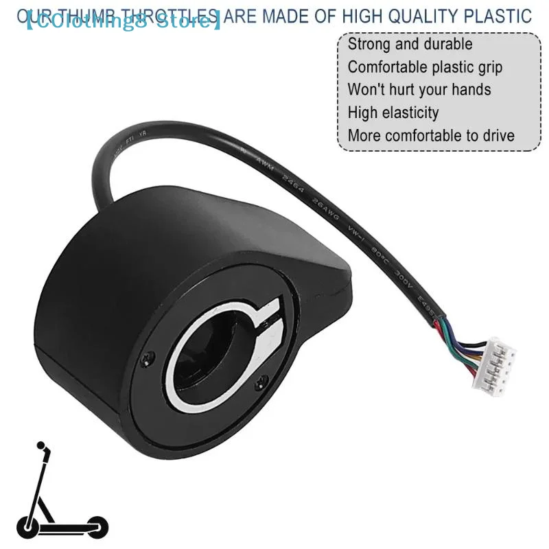 1Pcs Electric Scooter Finger Throttle Accelerator Speed Controller With Headlight Switch Button ForHX X6 X7 Scooter 【AliS8】 image 3