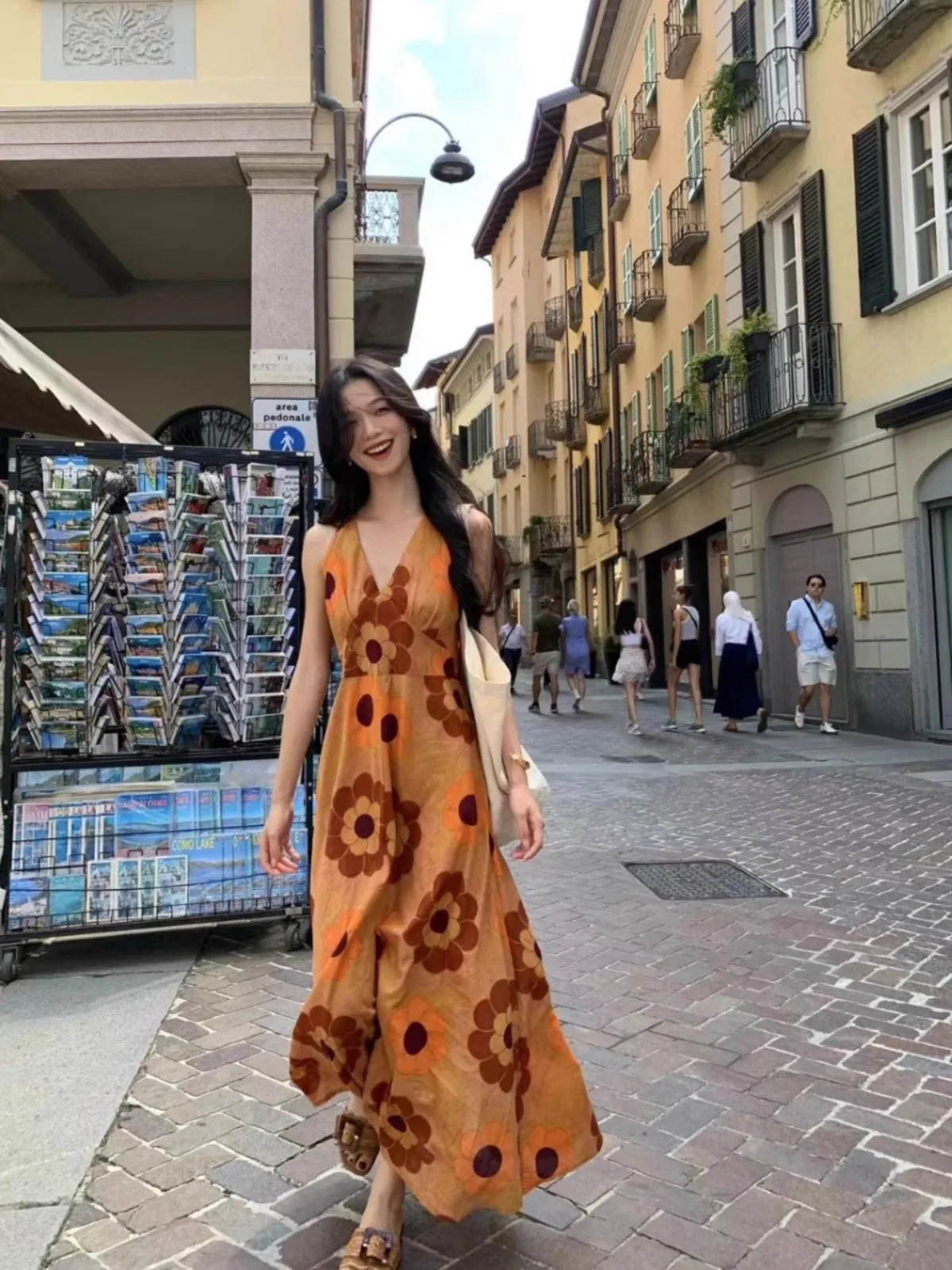 Vestidos sem mangas femininos diários inverno cupro jacquard gola com fita em camadas slim-fit recepção banquete aniversário elegante ol