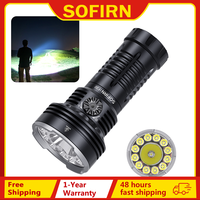 Sofirn IF30 LUMINUS SFT40 LED Flashlight Powerful 12000lm 32650 Battery Lanterna USB C Rechargeable Torch Outdoor Camping Light