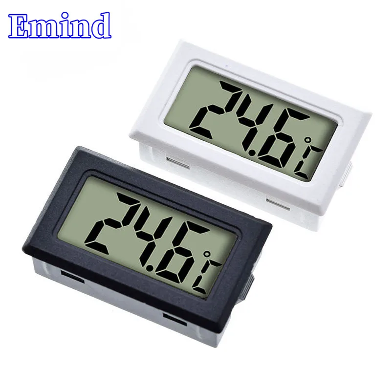 3/10/20/50/100Pcs LCD Without Wire Built-In Digital Display Thermometer Aquarium Refrigerator Embedded Electronic Thermometer