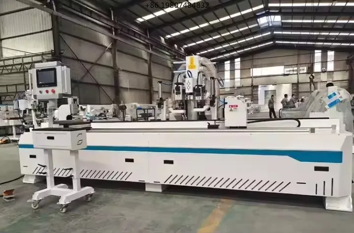 Machine Door Lock Drilling Boring Equipment for Woodworking Furniture Automatic Cnc Wooden Door Lock Holes Hinge Mortiser