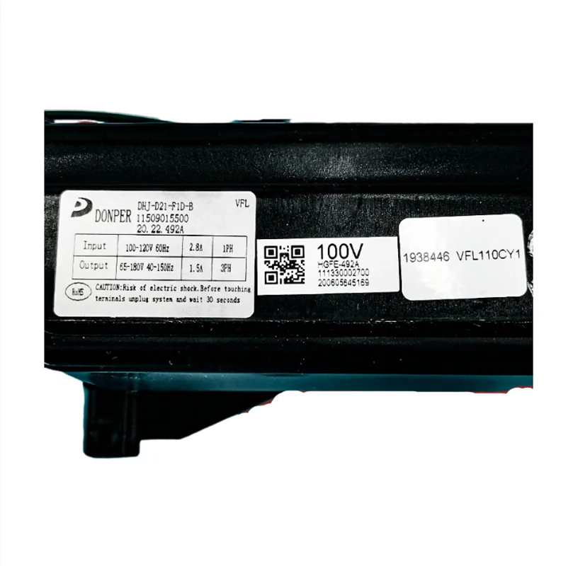 Novo para comércio exterior geladeira compressor vfl110cy1 placa de conversão de frequência placa de acionamento 100-120v