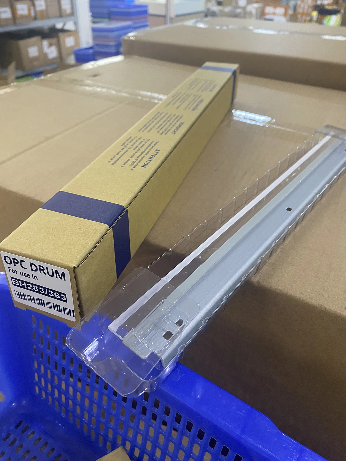 1Set DR411 OPC Drum + Blade 2510 3510 282 362 7728 For Konica Minolta Bizhub 223 283 363 423 Di 250 350 251 351 Drum Clean Blade