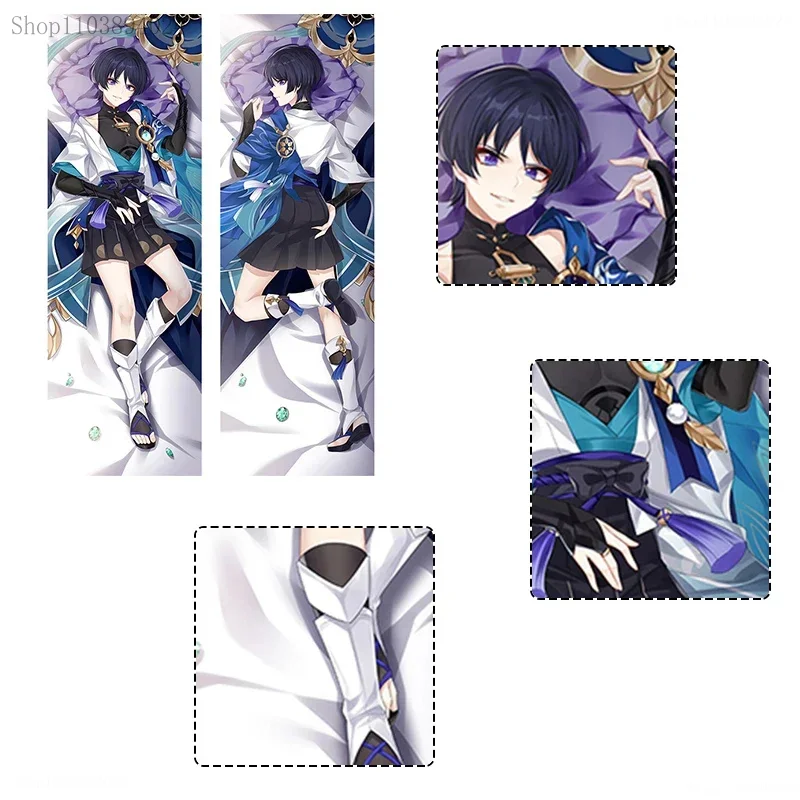 

Cosliy Dakimakura Game Genshin Impact Wanderer Hugging Body Pillowcase Dakimakura Pillow 150x50 Cm Scaramouche Pillow
