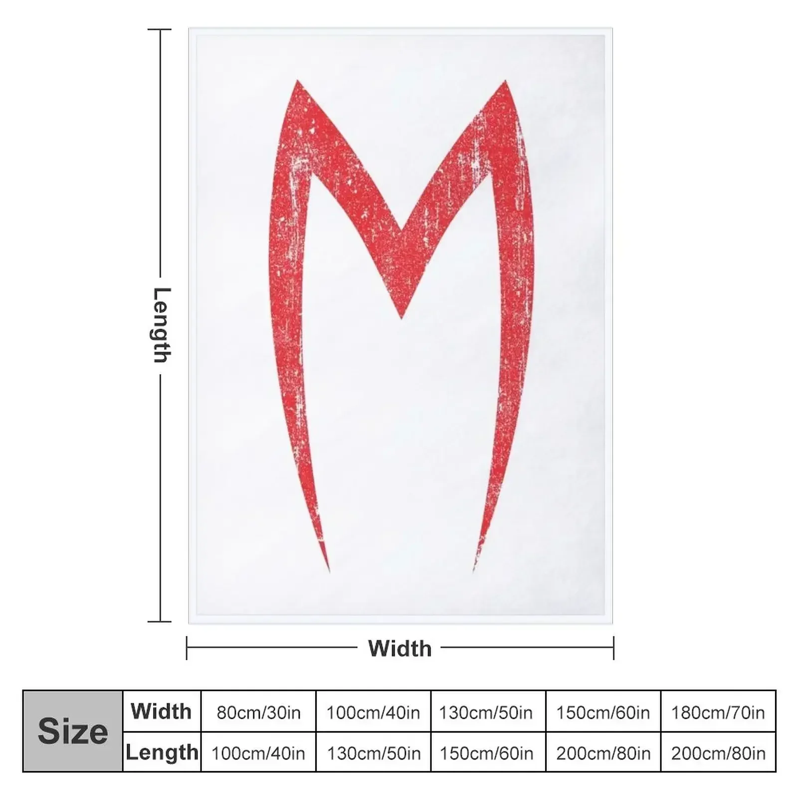 Mach 5 Symbol Throw Blanket Blankets For Bed Thermals For Travel Blankets