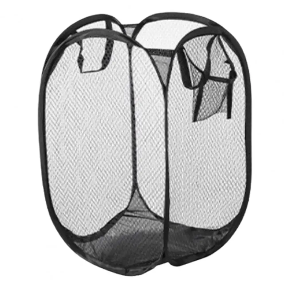 Laundry Bag Large Capacity Mesh Holes Foldable Hollow Out Washable Dirty Clothes Sundries Children Toys Laundry Organizer