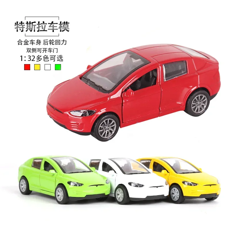 1:36 Tesla MODEL High Simulation Diecast Metal Alloy Model car Pull Back Collection Kids Toy Gifts