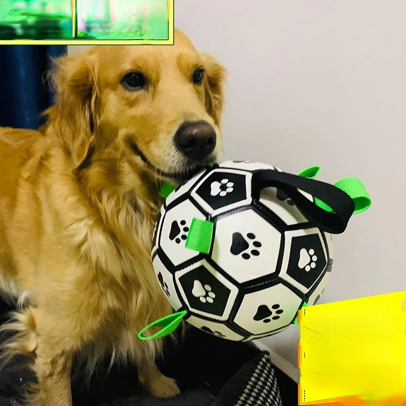 

Dog toy balls relieve boredom, dog ball football, large dog pets consume physical energy