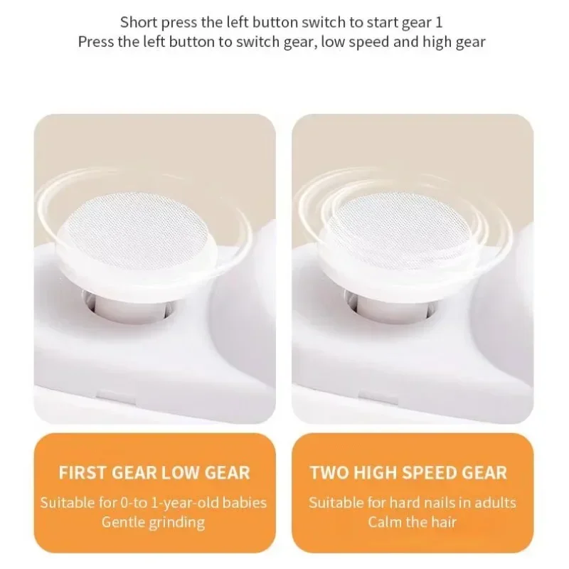 Recortador de uñas recargable por USB