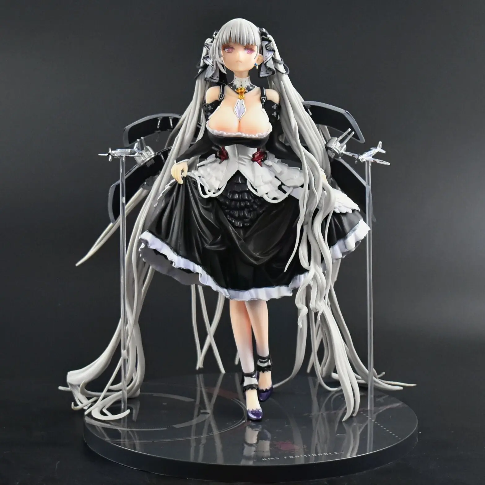 

27cm Azur Lane Figure Hms Formidable Statue Pvc Game Figurine Cartoon Decor Collection Model Ornaments Toys Birthday Gift