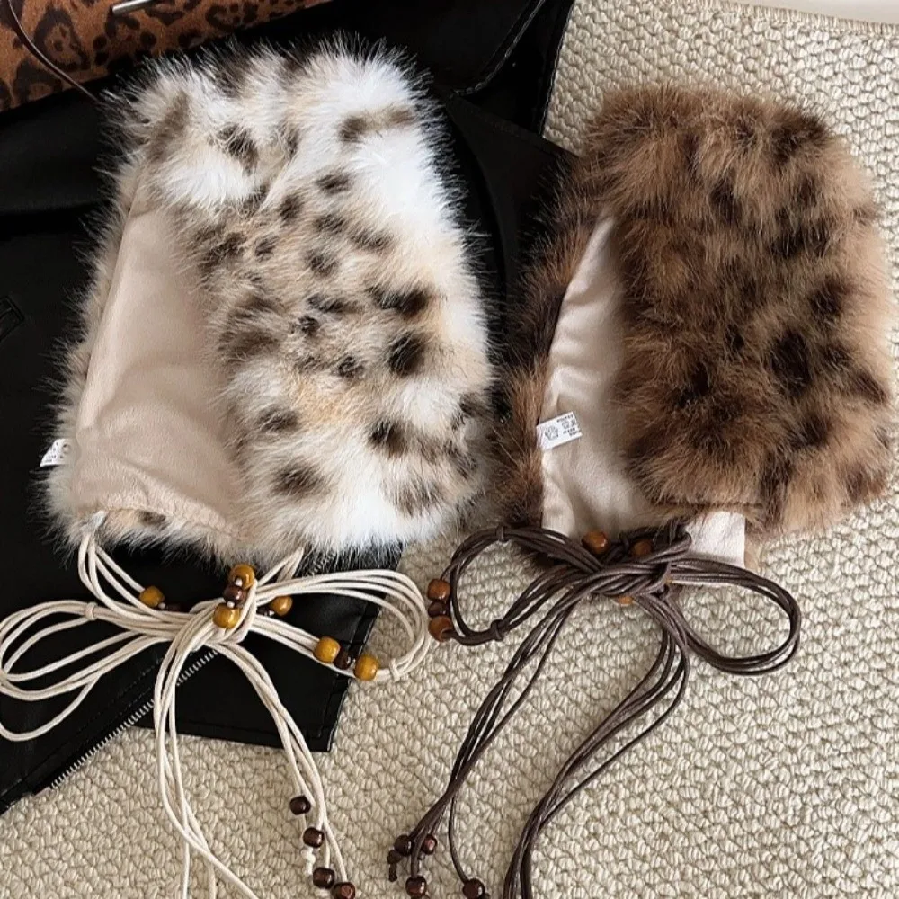 

Ретро шарф с меховым воротником Y2K, милый стиль, крутой вид, пушистый пояс, деревянная бусина, корейский стиль, поясная веревка, аксессуар на талию