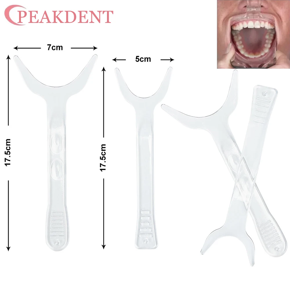 2pc Dental Lip Pressure Retractor T-Shape Intraoral Cheek for Photography Autoclavable Dentist Orthodontic Teeth Mouth Opener