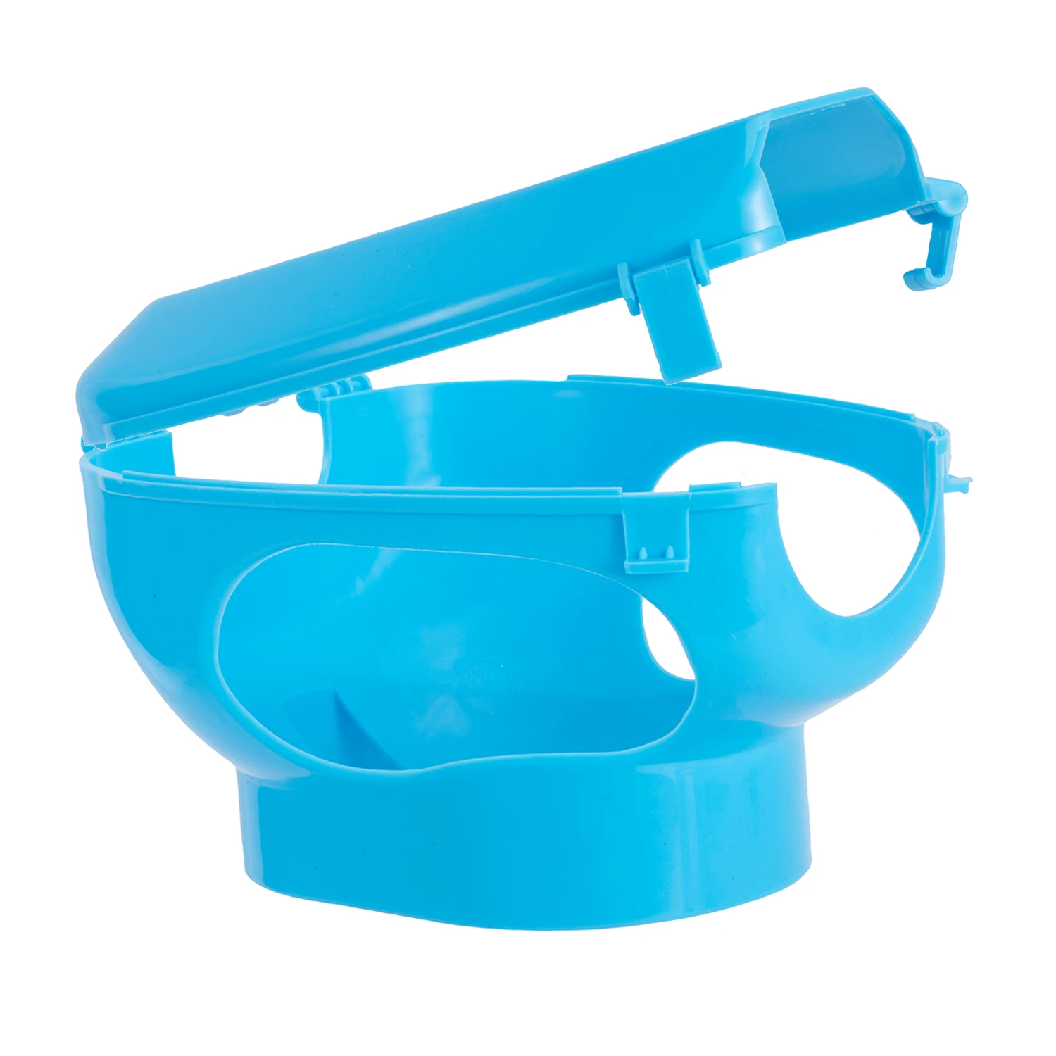 1 قطعة صندوق ثابت حمامة تغذية الطيور Homing حمامة المغذية معدات الطيور البريد آمنة ومريحة البلاستيك الطيور تحديد الرف أداة #4