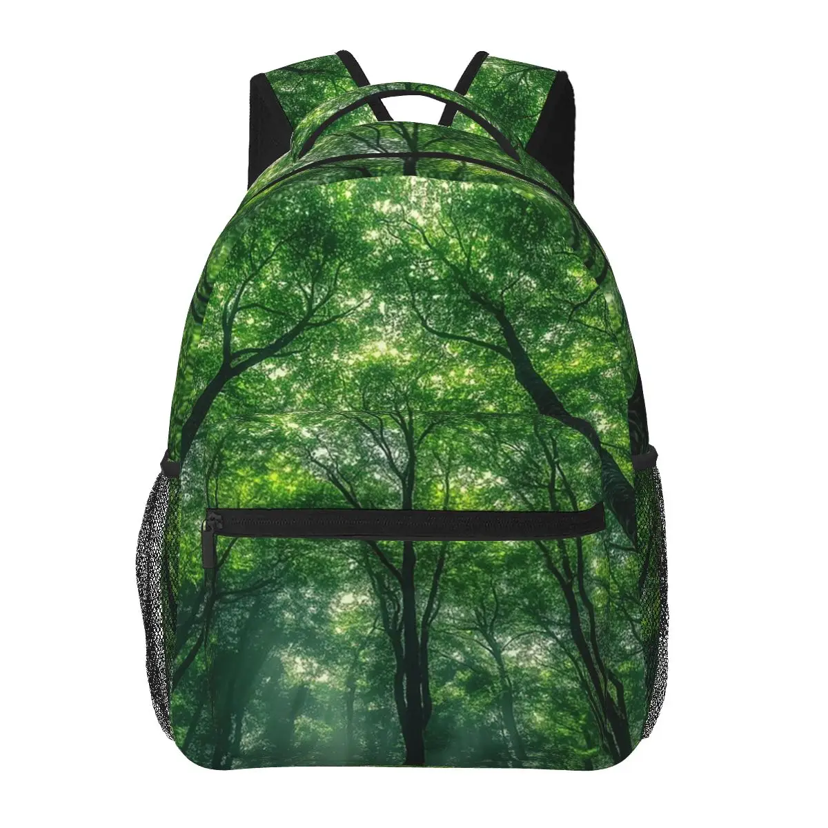 

Рюкзак Forest Nature Sun Green Tree, рюкзак большой емкости для мальчиков и девочек, сумка для книг, сумки на плечо для мужчин, женщин, детей, школьная сумка