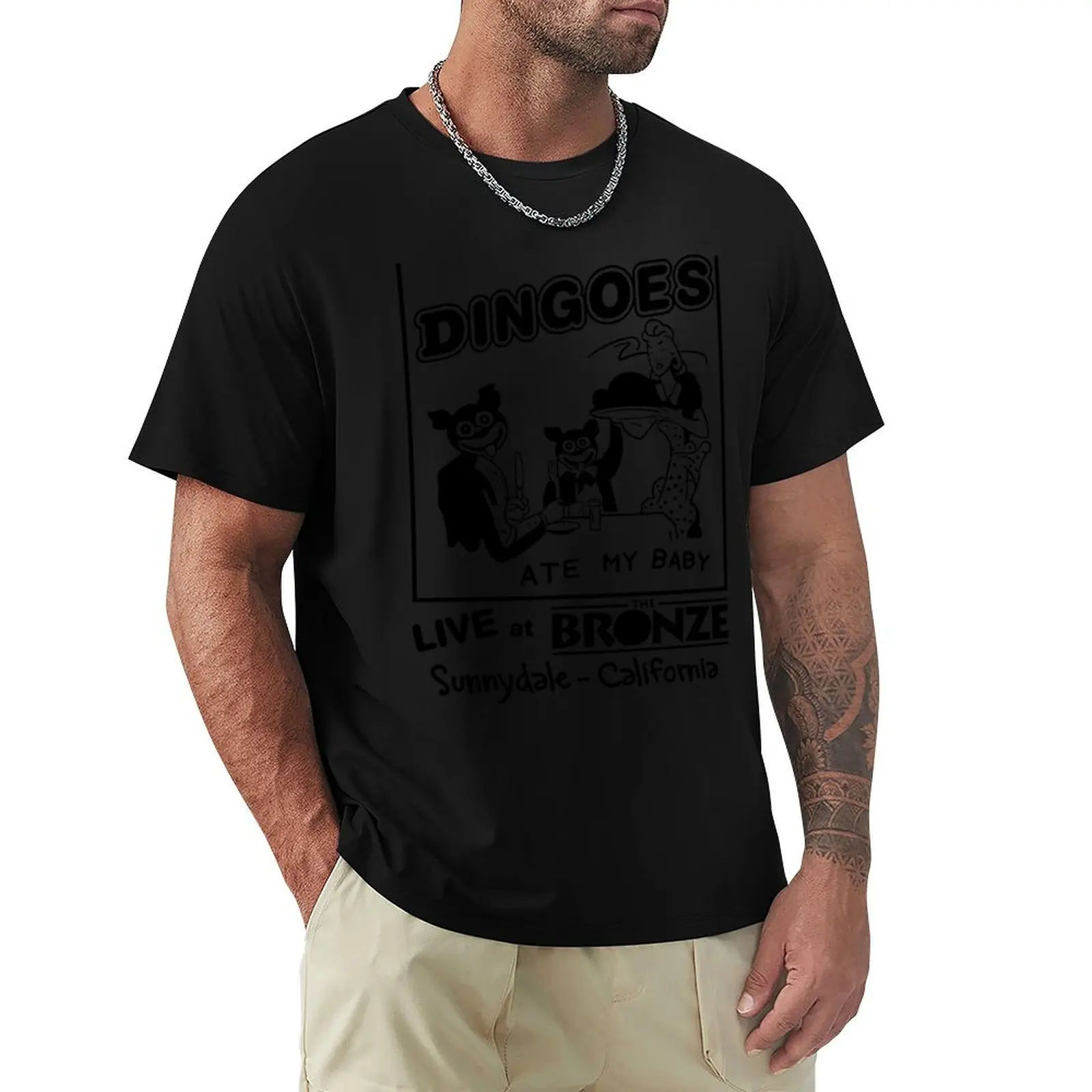 Dingoes Ate My Baby T-Shirt Minimalist Casual Short Sleeve Top