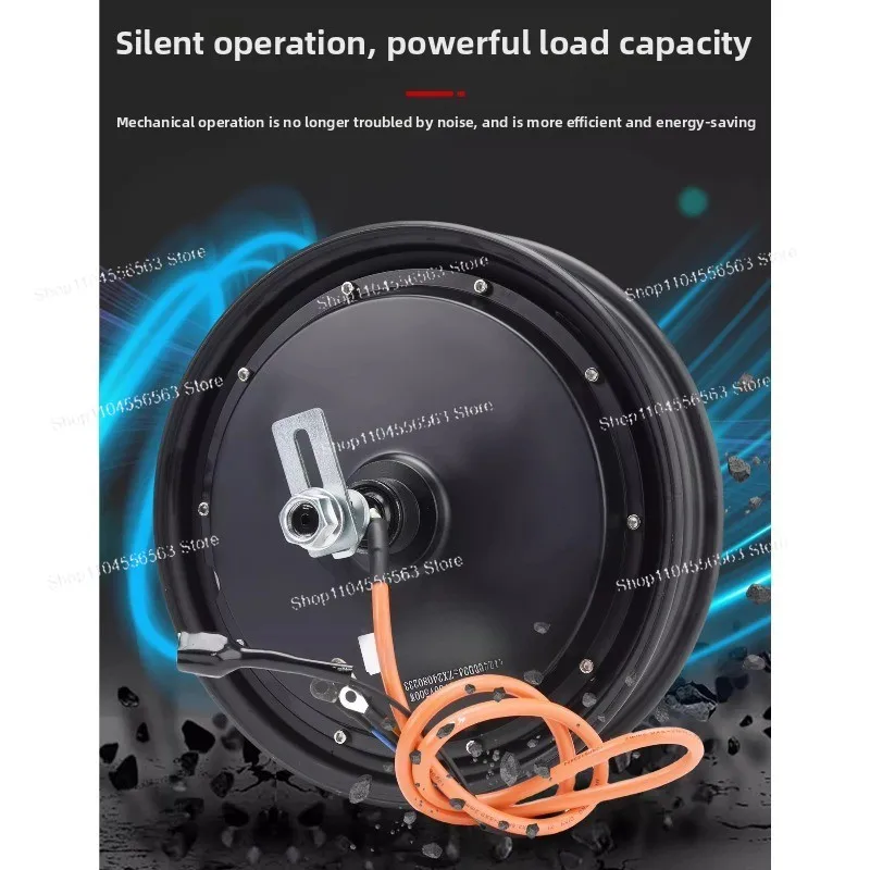 10-Inch Universal 2000W Rear Motor Assembly – 48V/60V/72V High-Speed Motor for E-Scooter Repair & Used Car Refurbishment