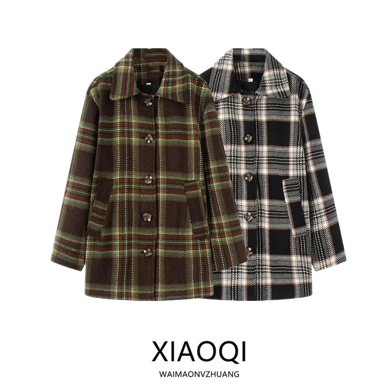 

Женское свободное длинное пальто Sve Commuter Sle, осеннее новое поступление 202, универсальная большая пошивная верхняя одежда, женская мода