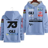 Gresini Racing MotoGP73 # Motorcycle Riding Suit Extreme Sports Motorcycle Men's And Women's Breathable Casual Sweatshirt