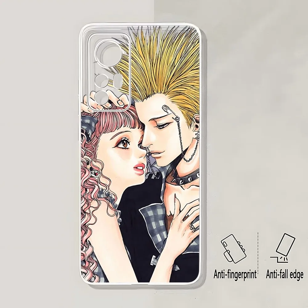 Anime Paradise Kiss Miwako Phone Case For Xiaomi 11 Redmi Note 11 5G 8T 9A 9 10T Note8Pro Note9 12SUltra Transparent Case