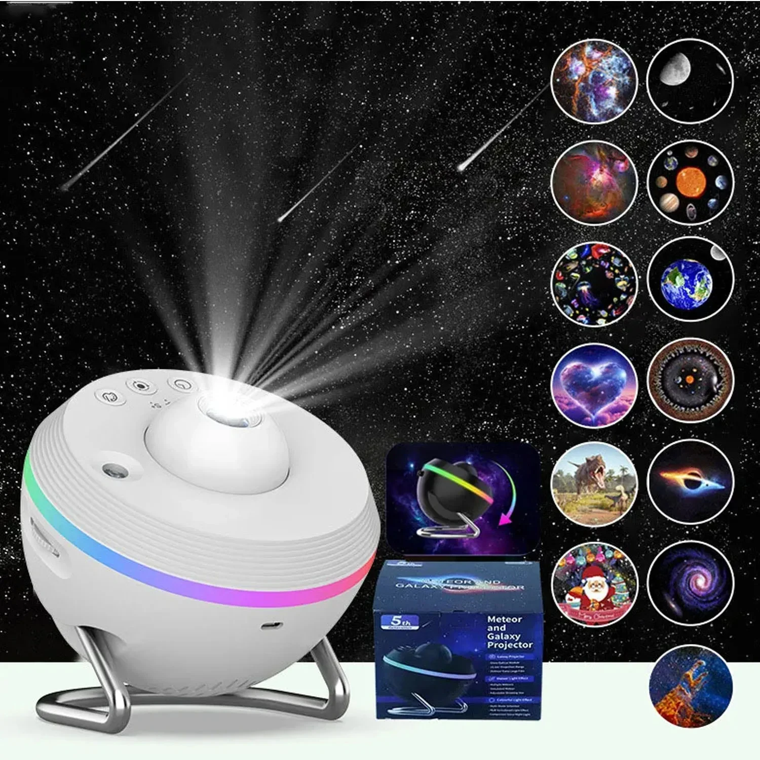 projecteur-d'etoiles-galaxy-star-13-en-1-planetarium-hd-projecteur-de-ciel-etoile-lampe-de-nuit-rgb-rotation-a-360°-pour-la-decoration-de-chambre-cadeau-pour-enfants