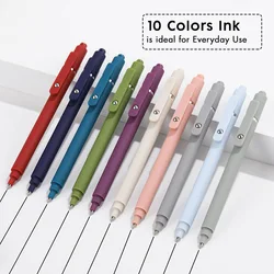 10/6/5/1PC Zennyth Morandi Box Vintage Press Neutral Pen 0.5MM Nib Sign Pens Student Examination School Office Pen Stationery