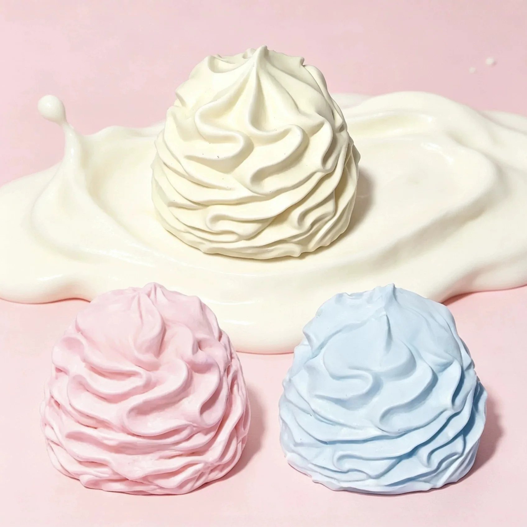 Squishy Cream Roll Slow Rebound Squeeze Play Toy Stress Relief Bounce Toy