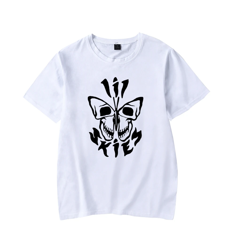 Camiseta de Lil Skies Unisex, camisa de manga corta con cuello redondo, estilo informal, rapero americano, ropa de Hip Hop