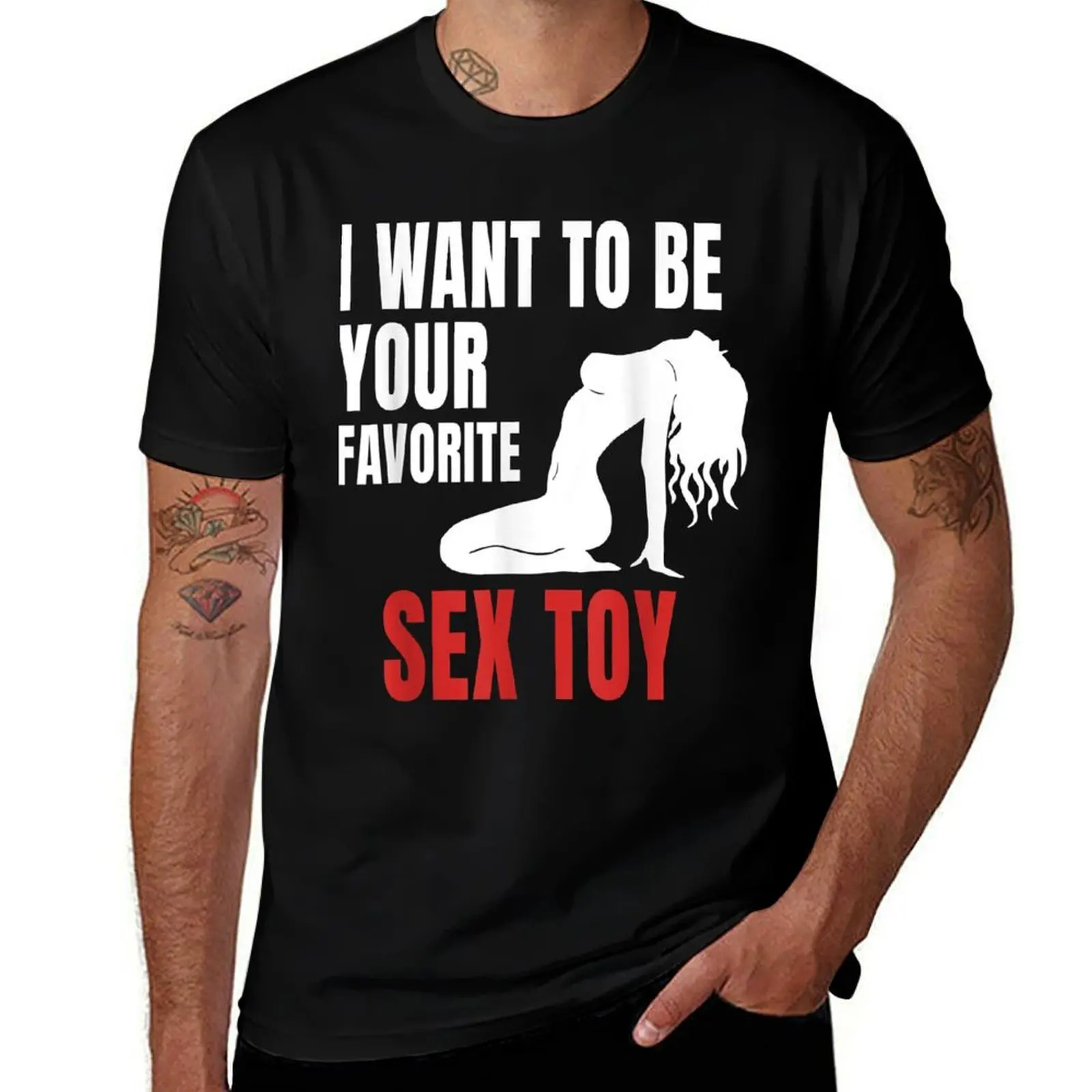 Favorite Sex Toy Naughty Sex Kink BDSM Dom Fetish DDLG Tee T-Shirt T-Shirt Stretch Fabric Comfort T-Shirt